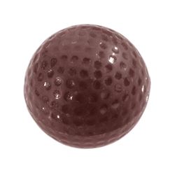Chocoladevorm golfbal mini