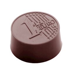 Chocoladevorm euro praline