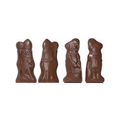 Chocoladevorm Sinterklaas & piet 2 fig.