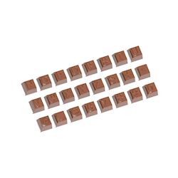 Chocoladevorm deel  2 alfabet 24 fig.