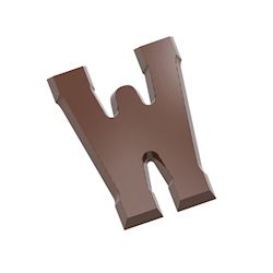 Chocoladevorm letter W 200 gr