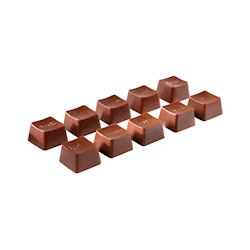 Chocoladevorm toetsen 10 fig.