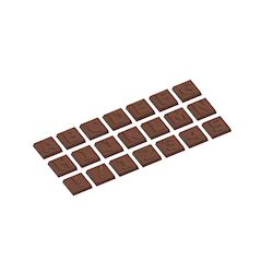 Chocoladevorm karak deel 1 alfabet 21 fig.