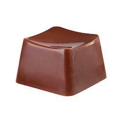 Chocoladevorm klaviertoets vierkant