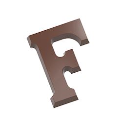 Chocoladevorm letter F 135 gr