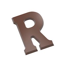 Chocoladevorm letter R 135 gr