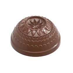 Chocoladevorm halve bol Belle Epoque ster Ø 30 mm