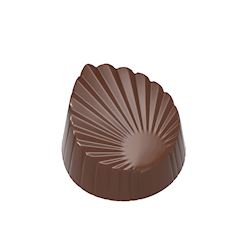 Chocoladevorm blad plissé