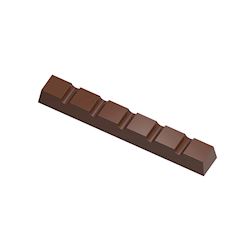 Chocoladevorm reep 6 vierkante porties