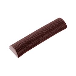 Chocoladevorm buche boomstam lang