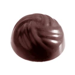 Chocoladevorm halve bol geweven Ø 25 mm