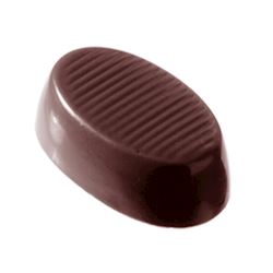 Chocoladevorm ovaal kort