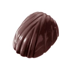 Chocoladevorm bonbon gewaaierd