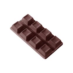 Chocoladevorm tablet blokjes 2x4 58 gr