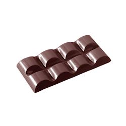 Chocoladevorm tablet 2x4 gerond 38 gr