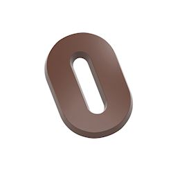 Chocoladevorm letter O 135 gr