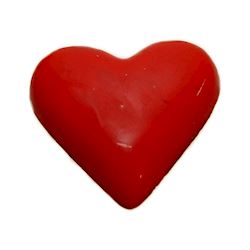 Chocoladevorm hart glad 110 mm