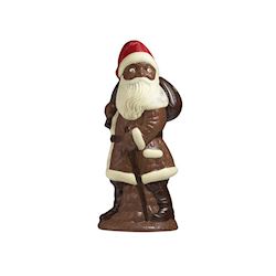 Chocoladevorm kerstman zak 140 mm