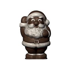 Chocoladevorm Kerstman 160 mm 1x1