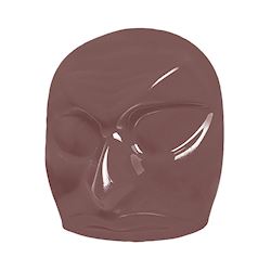 Chocoladevorm maskers 1x3