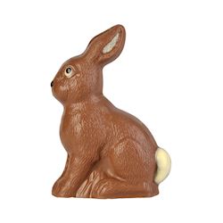 Chocoladevorm zittend konijn 100 mm