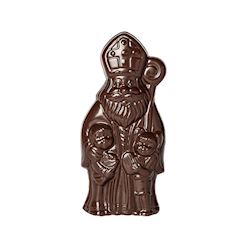 Chocoladevorm Sinterklaas met kinderen 210 mm