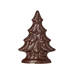 Chocoladevorm kerstboom met poppen 180 mm