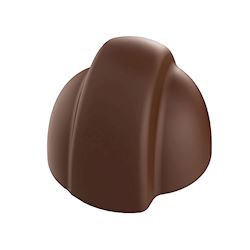 Chocoladevorm koepel met verhoogd midden
