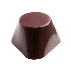 Chocoladevorm korte kegel ronde bovenkant
