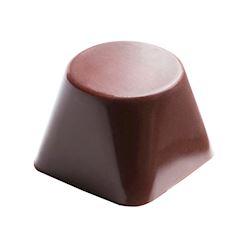 Chocoladevorm kubus ronde bovenkant