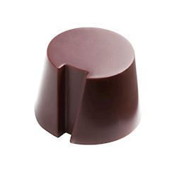 Chocoladevorm cilinder inkeping zijkant