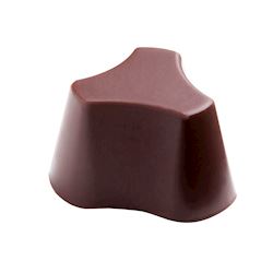 Chocoladevorm gebogen driehoek